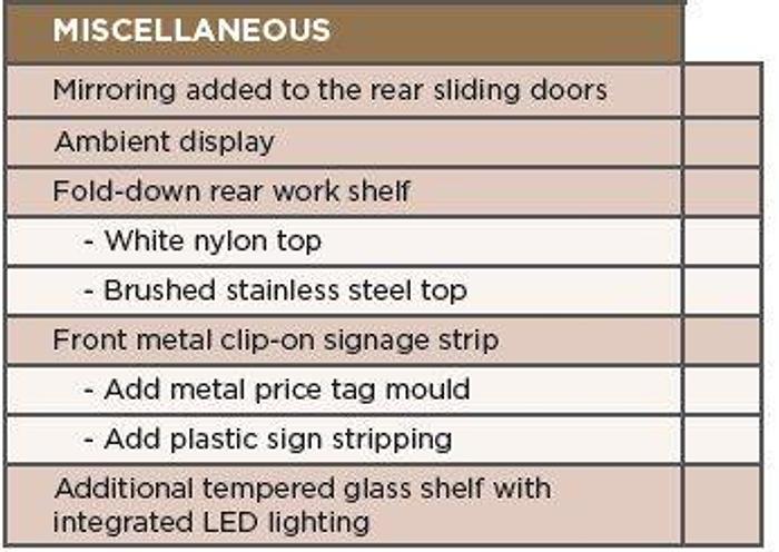 Cayuga Double Curved High Capacity Full Service Display Case