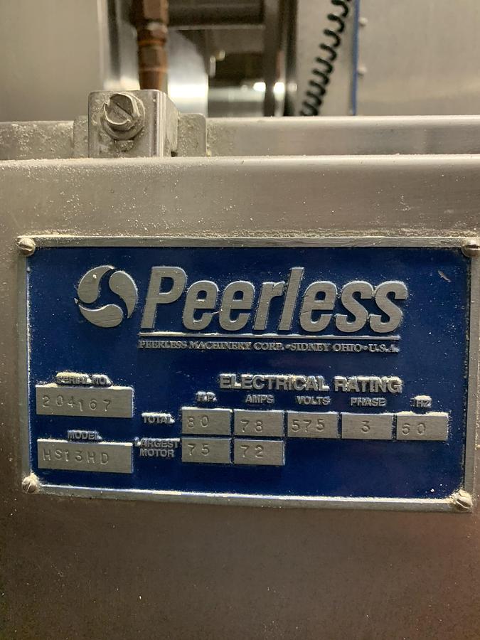 Refurbished Peerless HS13 HD Horizontal Roller Bar Mixer and Scaling Hopper