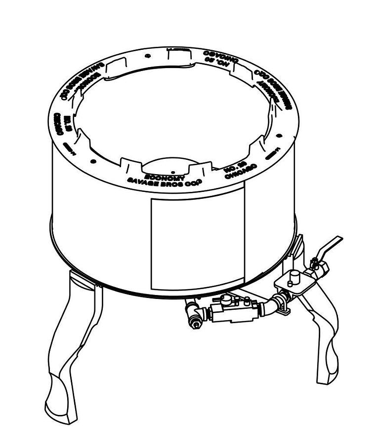 Savage #20 Gas Candy Stove