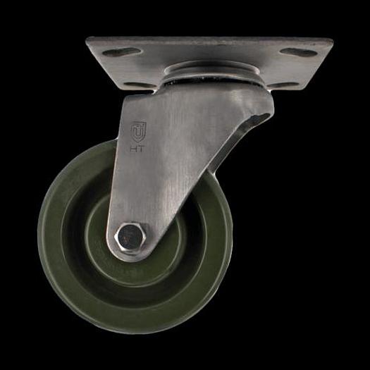 HBS51012; High Temp Casters 4" x 4" Top Plate