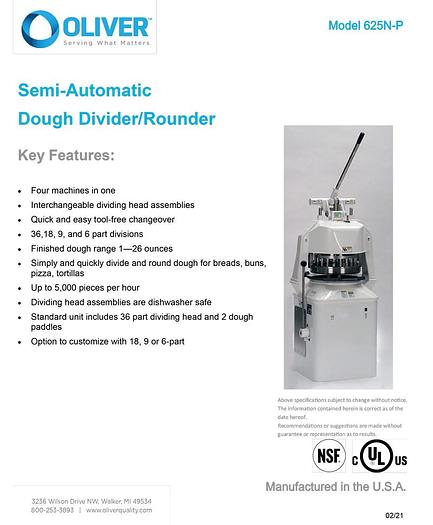 SEMI AUTO DIVIDER ROUNDER