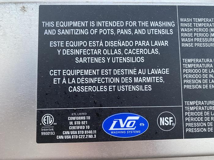 Refurbished LVO FL-36G Pan Washer