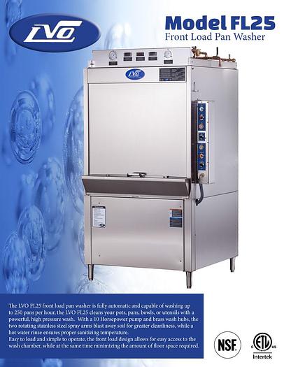 MODEL FL25 FRONT LOAD WASHER