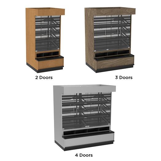 Pastry Case w Ledge - 43"