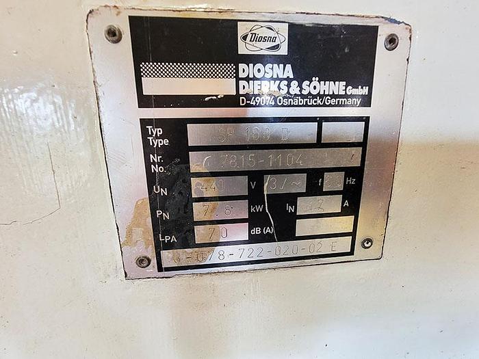 Used DIOSNA SP120 SPIRAL MIXER