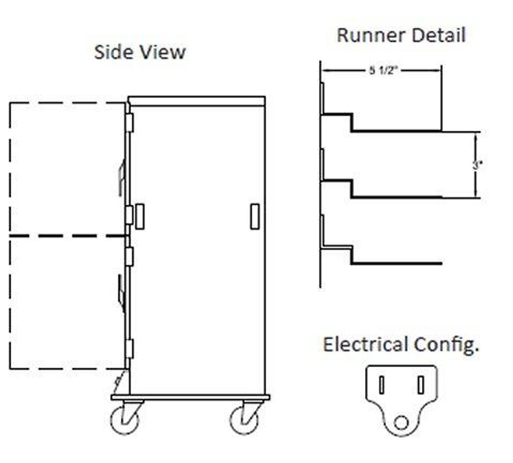 Insulated Proofer Cabinet - Dutch Door