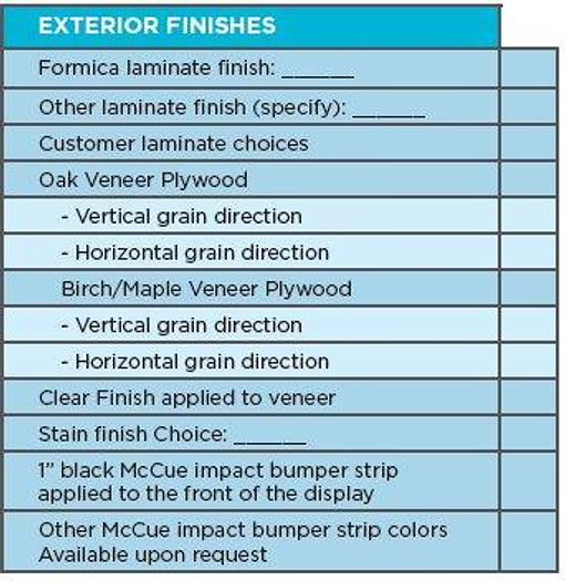 Cayuga Glass Service Display; Refrigerated