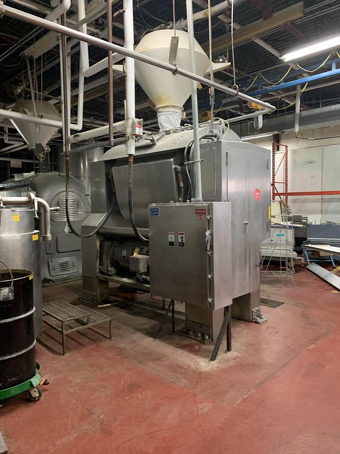 Refurbished Peerless HS13 HD Horizontal Roller Bar Mixer and Scaling Hopper