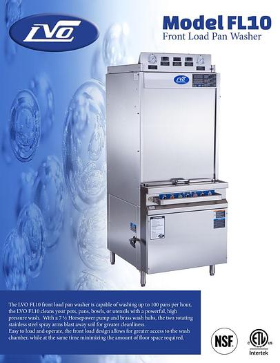 MODEL FL10 FRONT LOAD WASHER