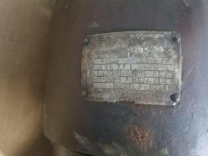 Used Lightnin Industrial Mixer Model C-4 16" Shaft Mixing Electric