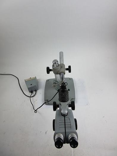 Used American Optical Binocular Microscope Cycloptic 56 Microscope Series w/ 651 Transformer Illuminator AO