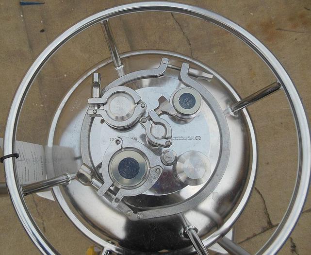 Used Reactor, 16 Gallon, 316 S/ST, Jkt, Agit, 16" x 18", 55 PSI, #S742798