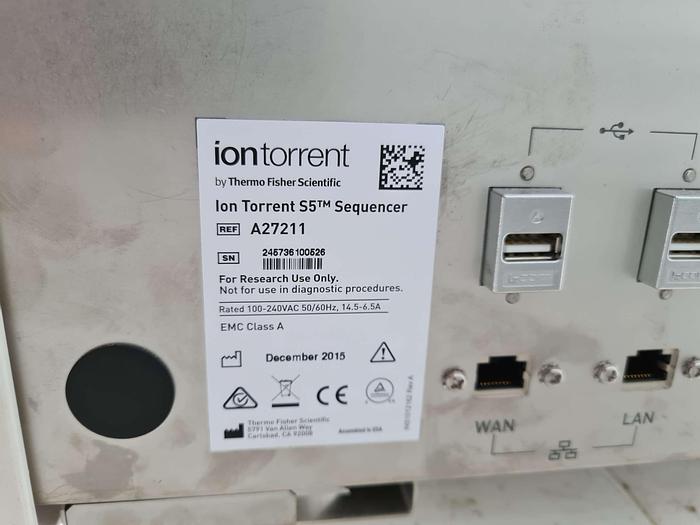 Used Thermo Scientific Life Technologies Ion S5