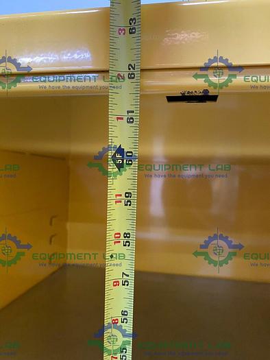 Used JustRite BS60 60 Gallon Flammable Cabinet 65"x 34"x 34" Manual Close