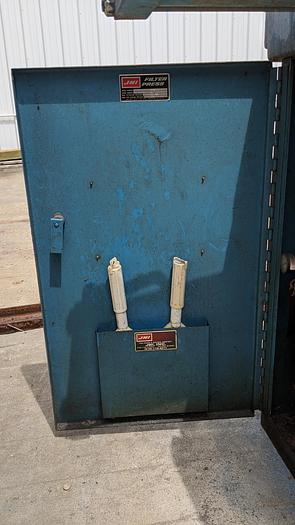 Used FP-58: Used 2 cu. ft. JWI brand Filter Press