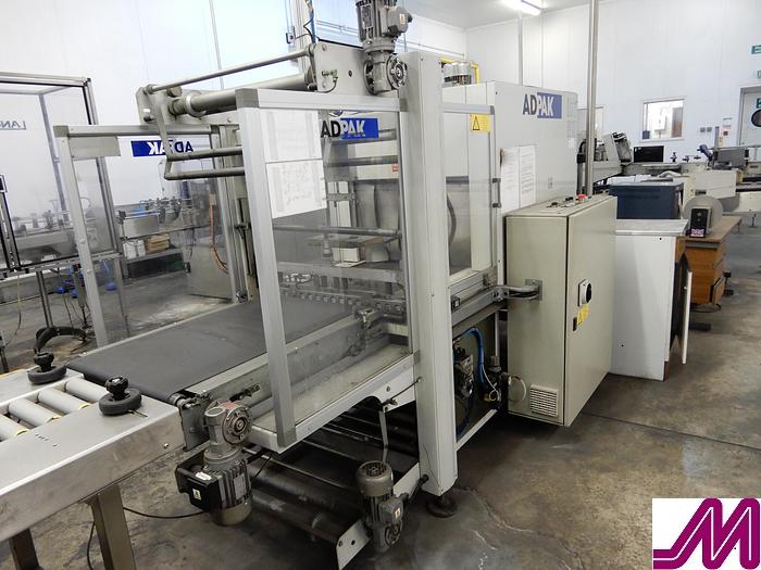 Used 2006 ADPAK  Uniblock Type 712NFS Shrink Wrapper & Heat Tunnel