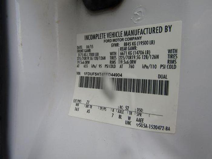 Used Versalift VST40-MH 45ft Bucket Boom on 2015 Ford F550 4x4 Utility Truck - 44904