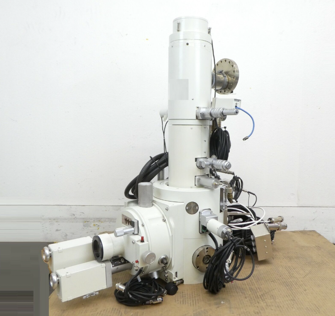 Used JEOL JSM-6300F SEM Scanning Electron Microscope Column Assembly Working Surplus