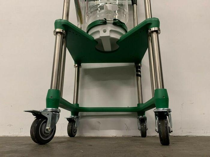 Used Chemglass 20 Liter Glass Reactor w/ Overhead Stirrer & Digital Temp Monitor