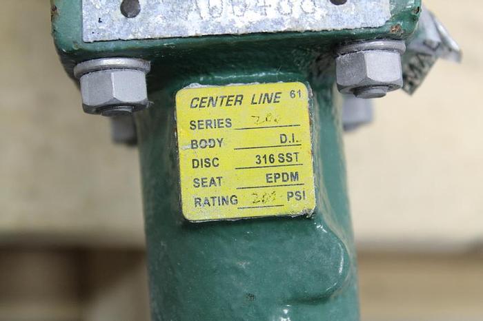Used Center Line 6" Air Operated Butterfly Valve #42316