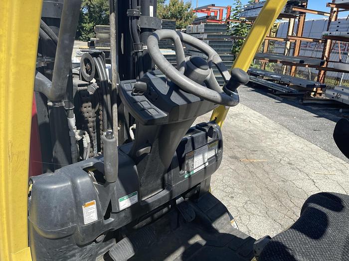 Used 12,000 POUND HYSTER ROLL CLAMP FORKLIFT W/ 60" CASCADE CLAMP 1,600 HOURS - PENDING