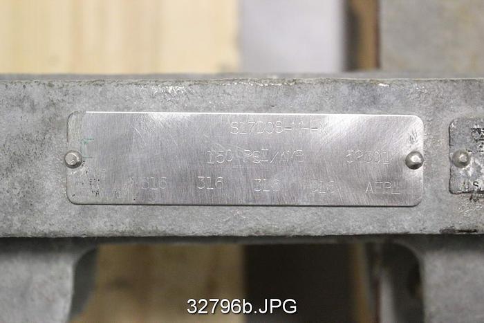 Used Rovalve S17D08-MH-X 8" Hand Operated Knife Gate Valve #32796