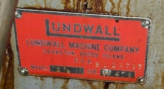 Used Lundwall Double Action Transfer Press 20 ton Stamping Punch Press