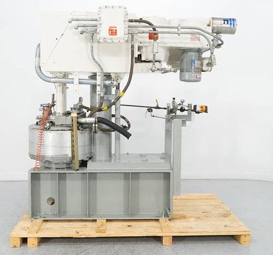 Used 10 GALLON ROSS TRIPLE SHAFT MIXER - MODEL PVM-10 - S/S - VACUUM - JACKETED