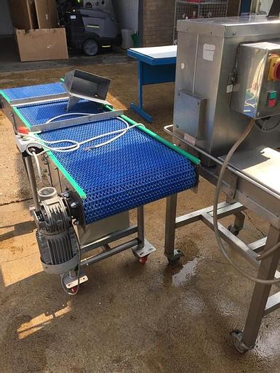 Used MEAT FLAKER WITH CONVEYOR
