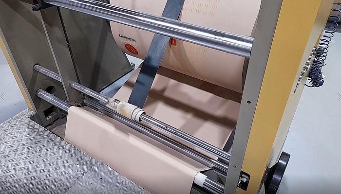 Used (visible in production) 2008 CURIONI SUN MASTER 540 - Paper bag making machine with twisted handles unit