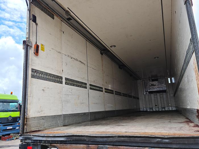 Used 2003 HFR 2 AXLE/ CITY/ FRIDGE TRAILER/ OPEN SIDE/ LOADING LIFT STEERING AXLE FRIDGE UNIT