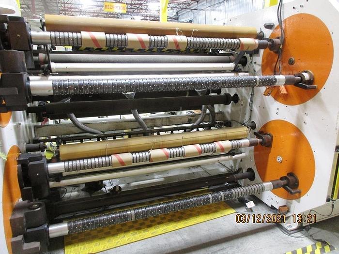 Used 60" ATLAS DUPLEX TURRET SLITTER REWINDER MODEL TS350