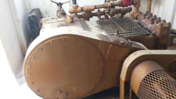 Used Gardner Denver PE-5Y 3x5 Triplex Well Servicing Reversing Mud Pump Package