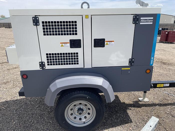 2021 Atlas Copco QAS45 Mobile Generator