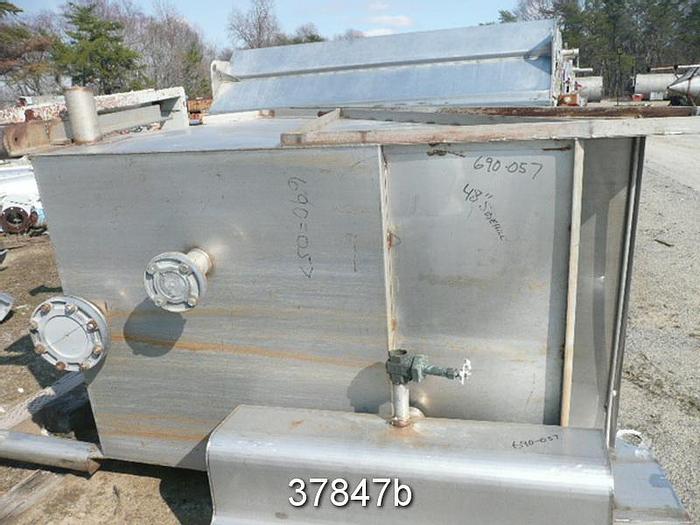 Used 48" Stainless Steel Hydrasieve, 0.030 Slots #37847