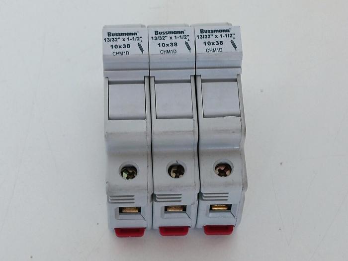 13 Stück Sicherungshalter, CHM1D, 10x38, Bussmann neuwertig
