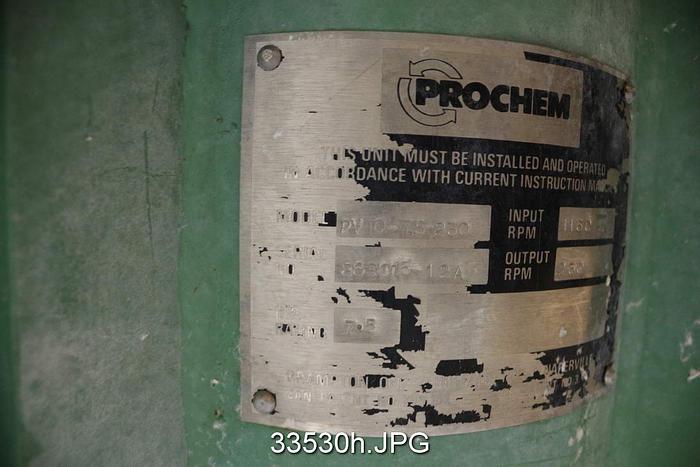 Used Prochem PVTO-7.5-230 Side Mount Agitator #33530