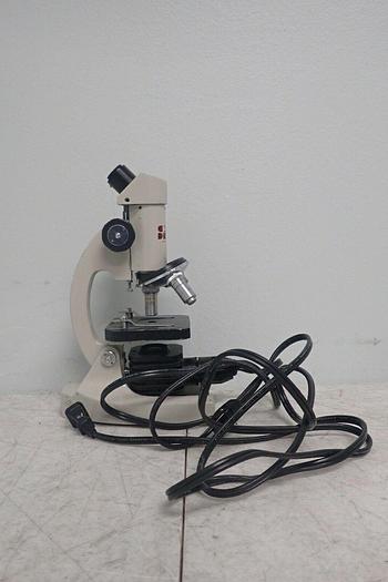 Used Southern Precision Instrument Model 1853L Microscope w/ Objectives 4x, 10x, 40x
