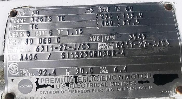 Used Mill, Hammer, Prater, Model M-50, Carbon Steel, 30 HP, #C740601