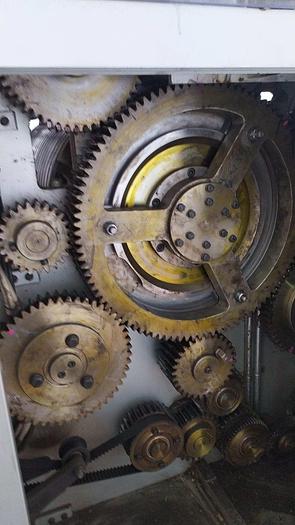 Used NEWLONG 335T+504TH - Sheet fed paper bag  machine  with top fold and twisted loop handles