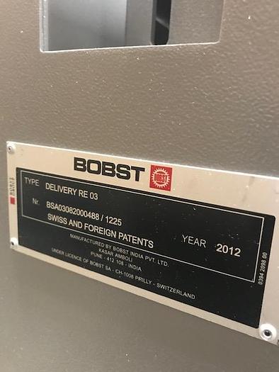 Used 2012 Bobst Expertfold 110-A