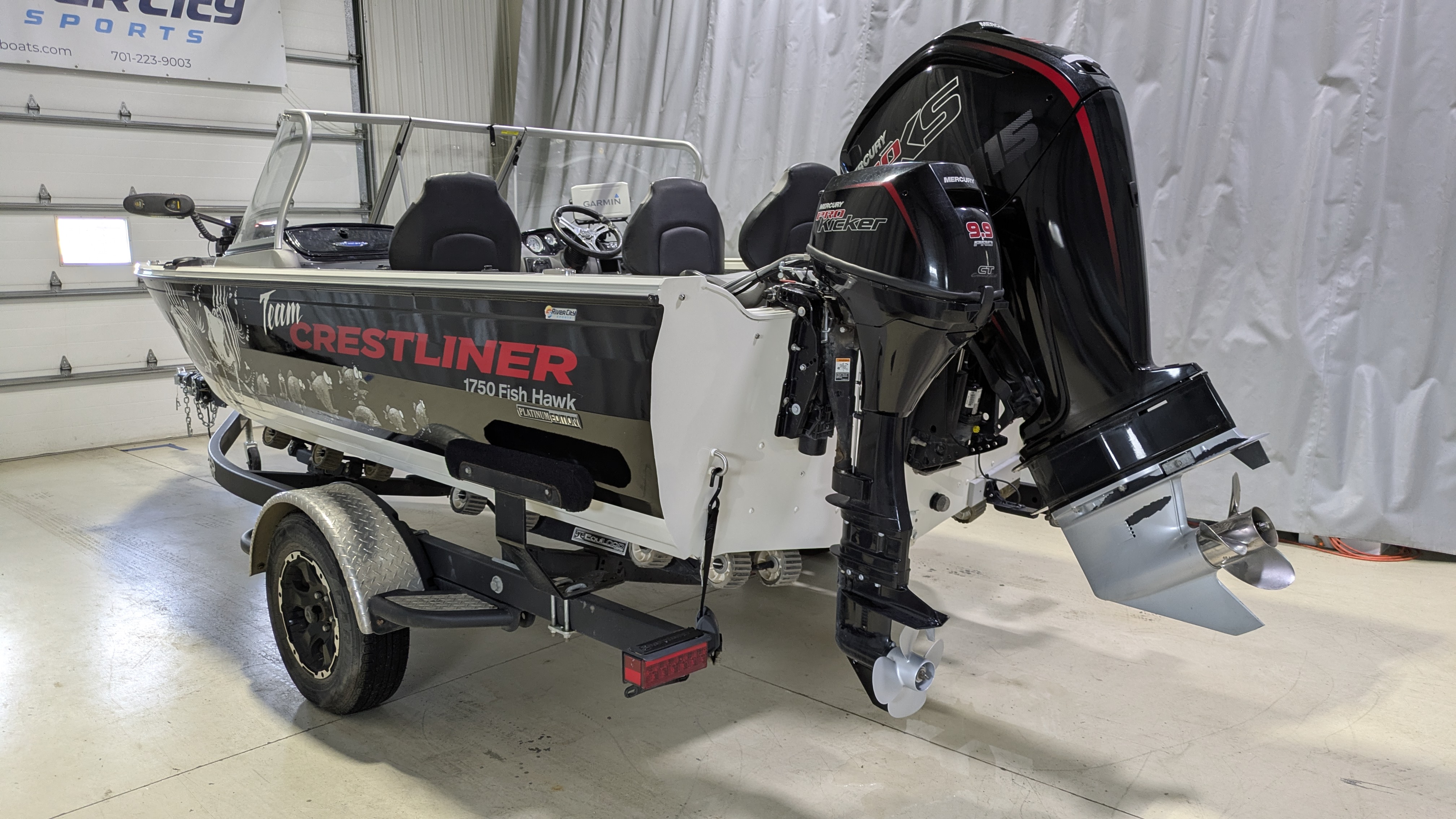 Used 2018 Crestliner 1750 Fish Hawk WT