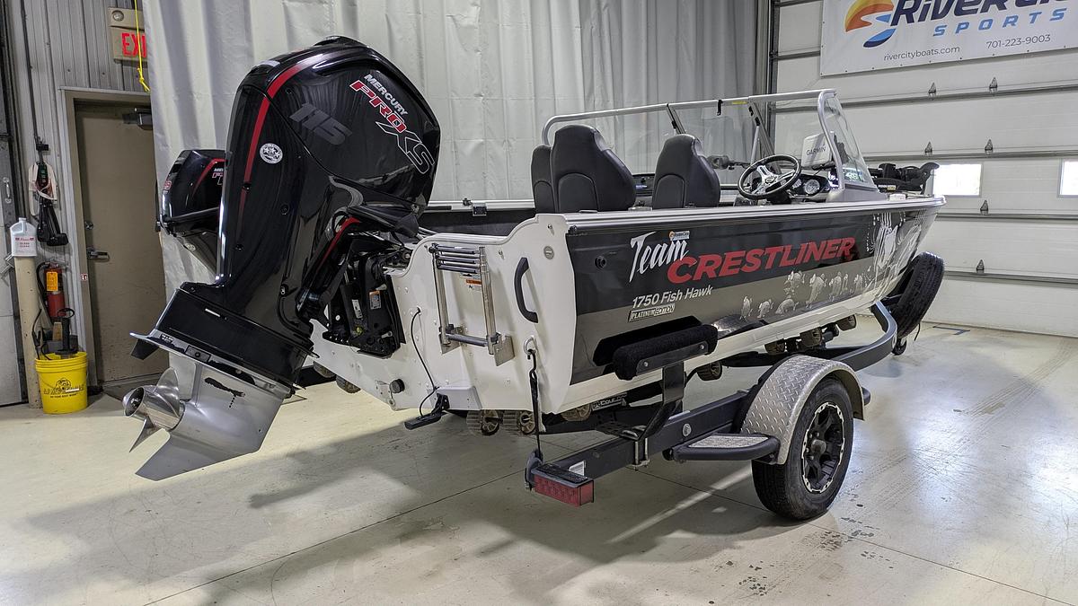 Used 2018 Crestliner 1750 Fish Hawk WT