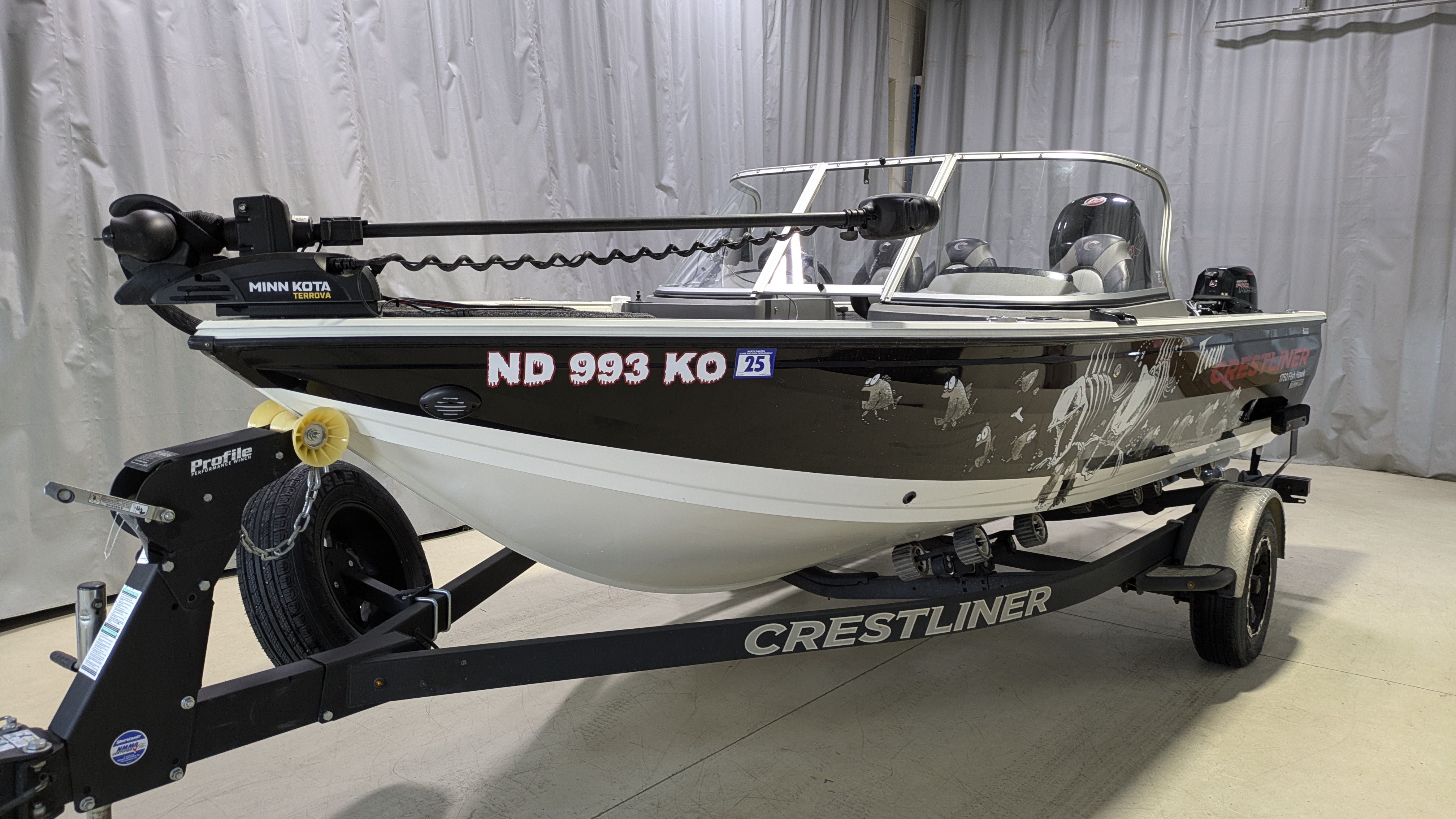 Used 2018 Crestliner 1750 Fish Hawk WT