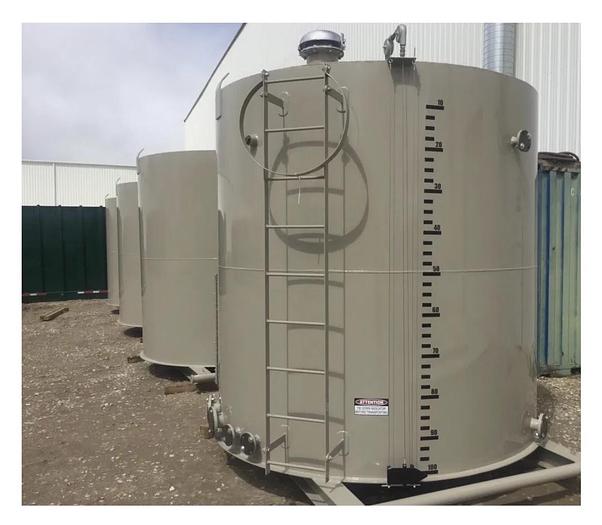 Used 100 BBL Used Skidded Vertical Tanks