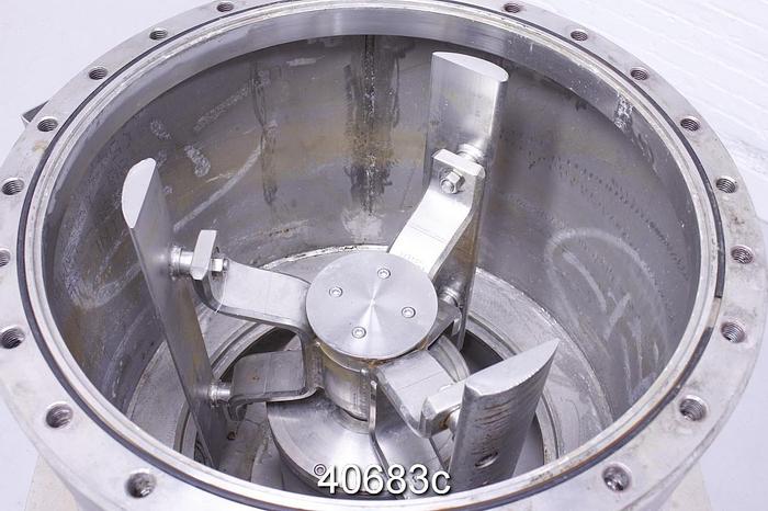 Used Bird Axiguard 7 Pressure Screen, Stainless Steel, 3-Foil Rotor #40683