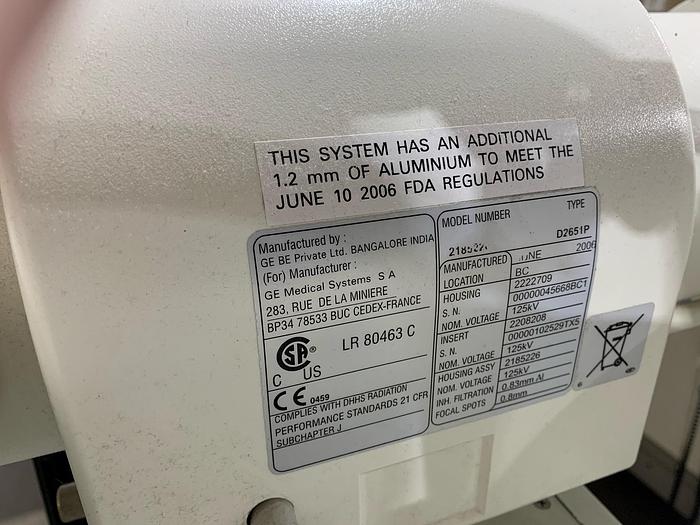 Used 2006 GE AMX 4+ Portable X-Ray