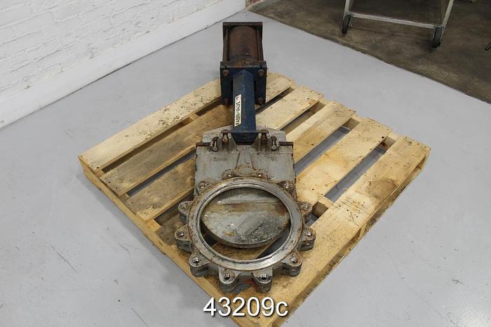 Used Fabri-Valve 12" Air Operated Knife Gate Valve #43209