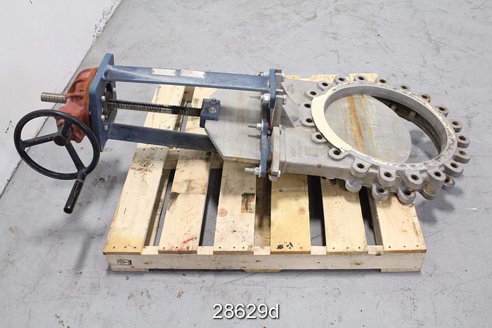 Used Fabri 20" Hand Operated Knife Gate Valve #28629