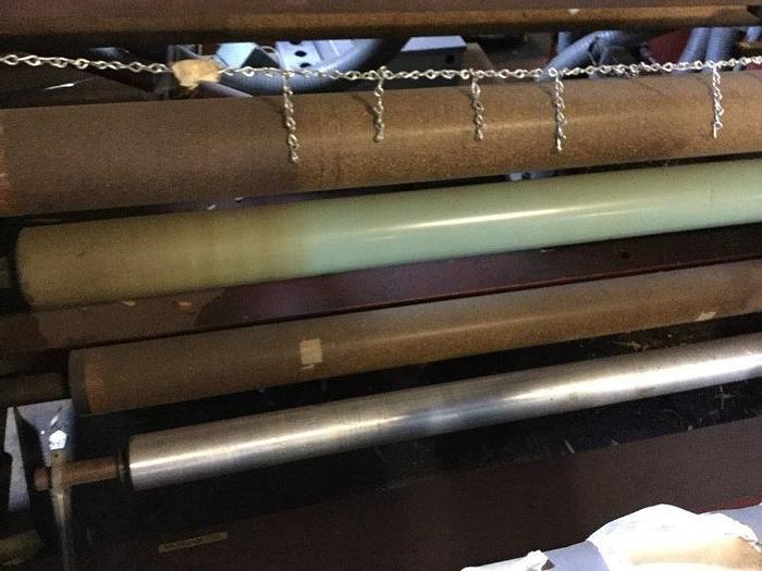 Used 62" DUSENBERY DUPLEX SLITTER REWINDER MDL. 10000